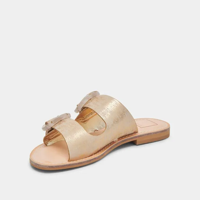 Sandals Shop Dolce Vita Secily Sandals Light Gold Nubuck Light Gold Nubuck