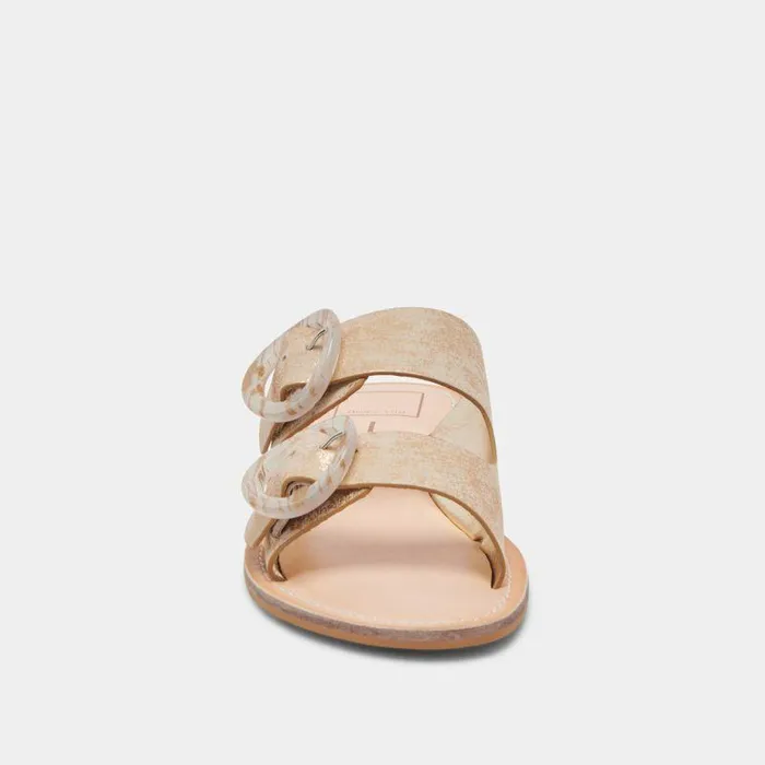 Sandals Shop Dolce Vita Secily Sandals Light Gold Nubuck Light Gold Nubuck