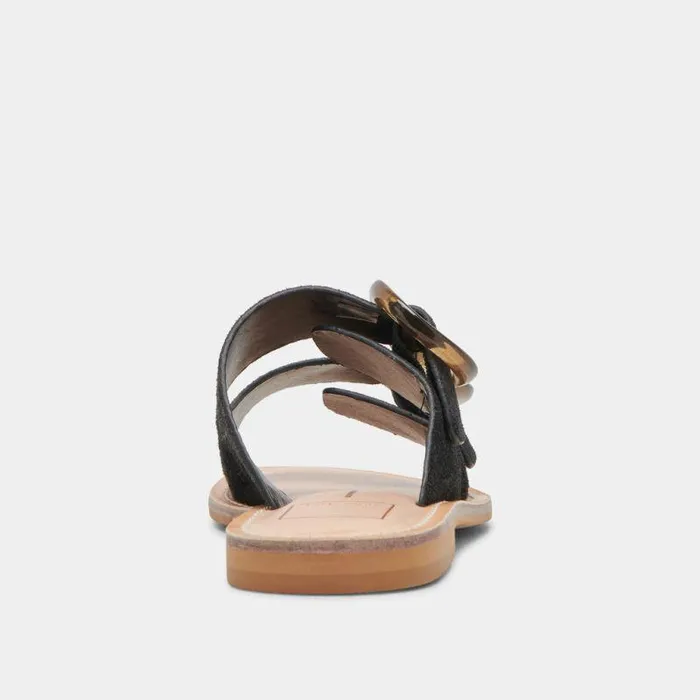Sandals Shop Dolce Vita Secily Sandals Onyx Suede Onyx Suede