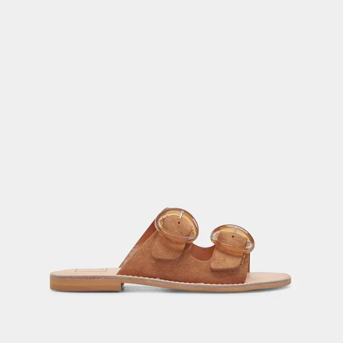Sandals Shop Dolce Vita Secily Sandals Pecan Suede Pecan Suede