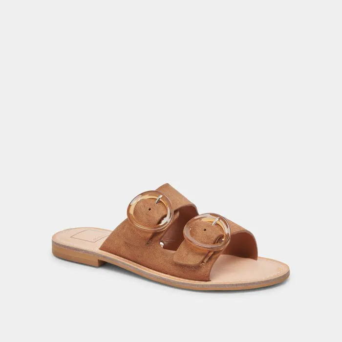 Sandals Shop Dolce Vita Secily Sandals Pecan Suede Pecan Suede