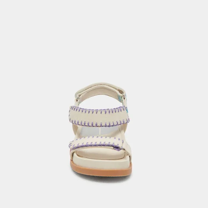Sandals Shop Dolce Vita Senora Sandals Ivory Multi Nubuck Ivory Multi Nubuck
