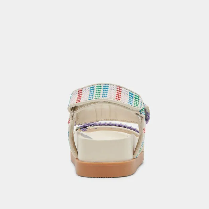 Sandals Shop Dolce Vita Senora Sandals Ivory Multi Nubuck Ivory Multi Nubuck