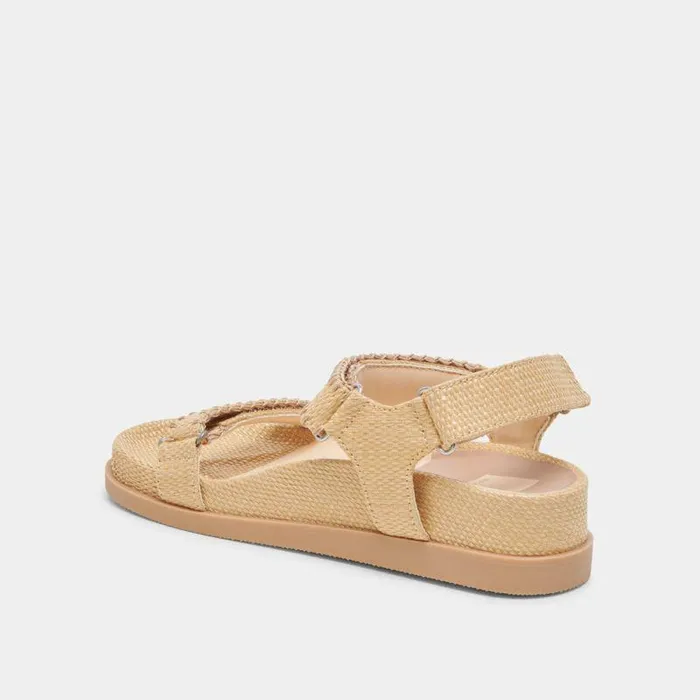 Sandals Shop Dolce Vita Senora Sandals Lt Natural Raffia Lt Natural Raffia