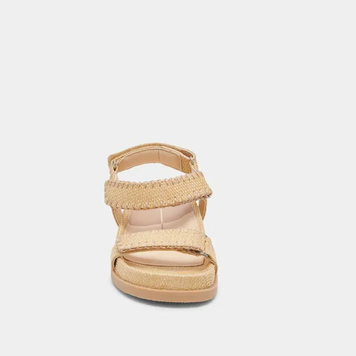 Sandals Shop Dolce Vita Senora Sandals Lt Natural Raffia Lt Natural Raffia