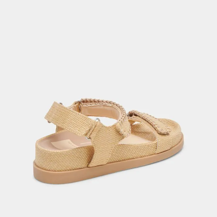 Sandals Shop Dolce Vita Senora Sandals Lt Natural Raffia Lt Natural Raffia