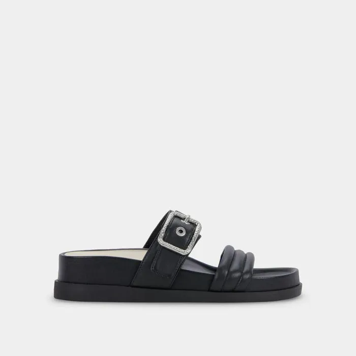 Sandals Shop Dolce Vita Shaila Sandals Black Leather Black Leather
