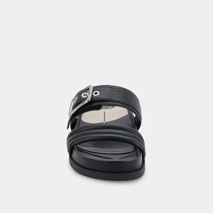 Sandals Shop Dolce Vita Shaila Sandals Black Leather Black Leather