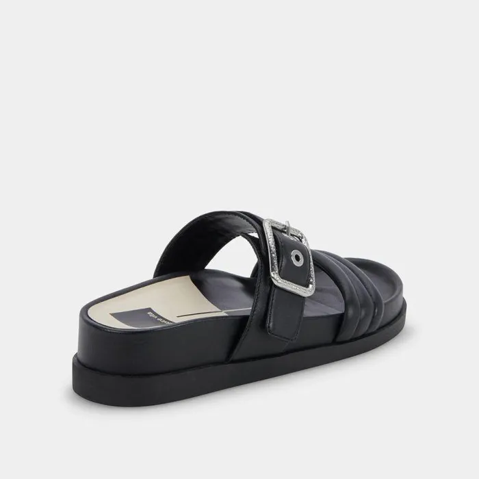 Sandals Shop Dolce Vita Shaila Sandals Black Leather Black Leather
