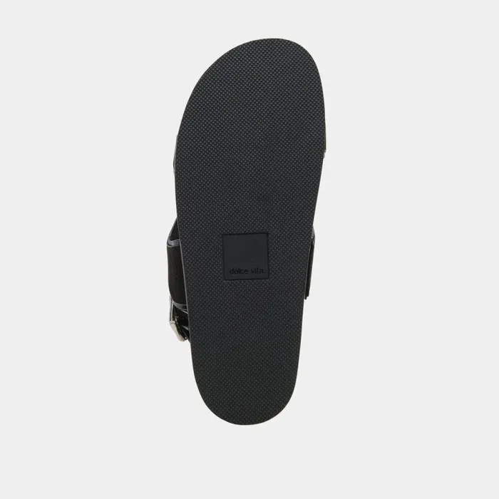 Sandals Shop Dolce Vita Sindy Sandals Black Nubuck Black Nubuck