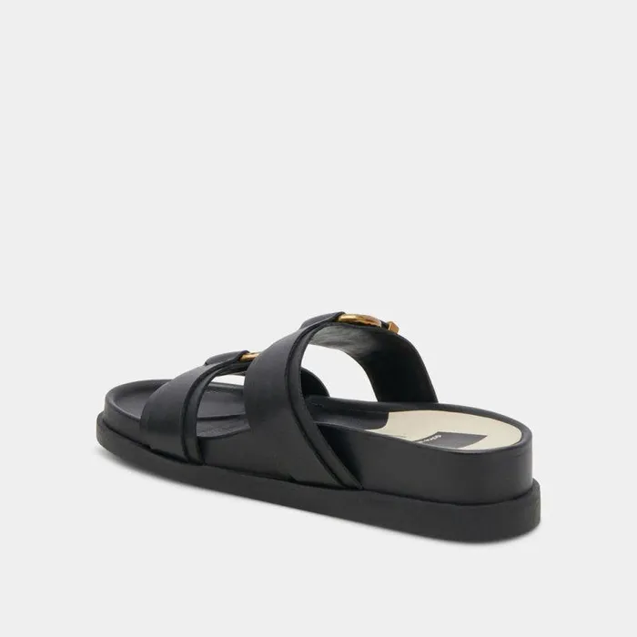 Sandals Shop Dolce Vita Soya Sandals Onyx Leather Onyx Leather
