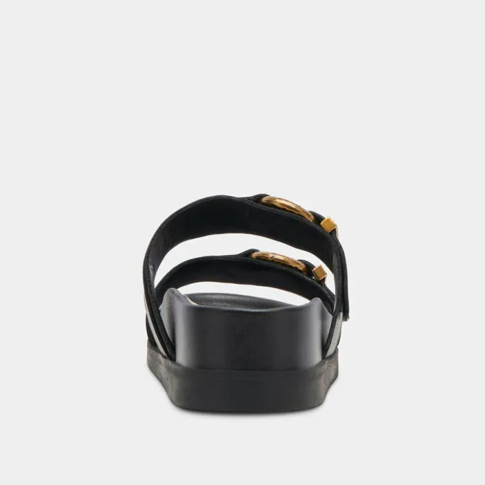 Sandals Shop Dolce Vita Soya Sandals Onyx Leather Onyx Leather