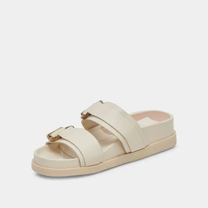 Sandals Shop Dolce Vita Soya Sandals White Leather White Leather