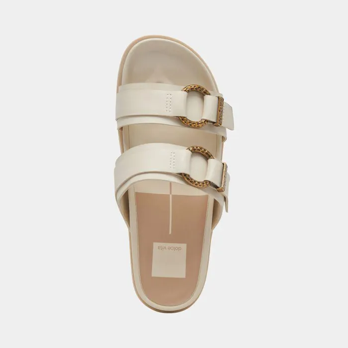 Sandals Shop Dolce Vita Soya Sandals White Leather White Leather