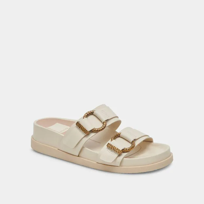 Sandals Shop Dolce Vita Soya Sandals White Leather White Leather