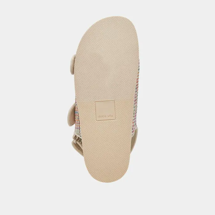 Sandals Shop Dolce Vita Starla Pride Sandals White Multi Raffia White Multi Raffia