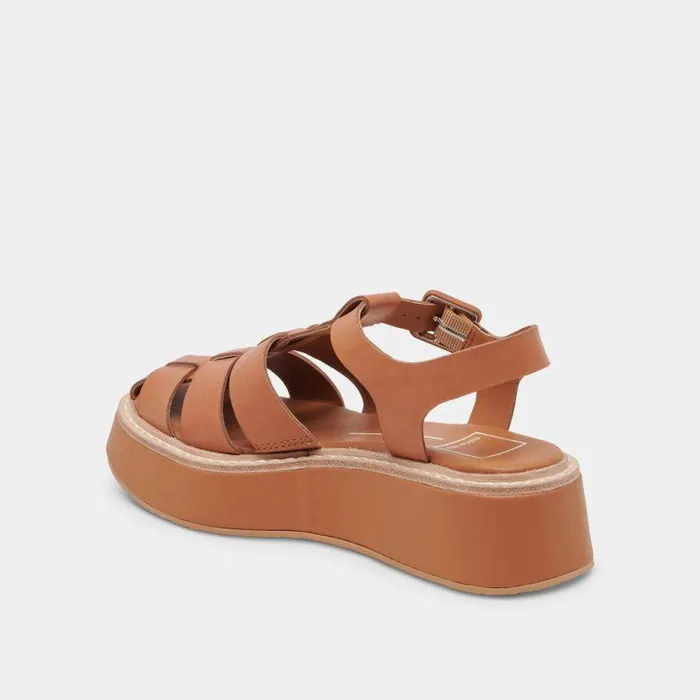 Sandals Shop Dolce Vita Tristy Sandals Cognac Leather Designer Cognac Leather Sandals Cognac Leather
