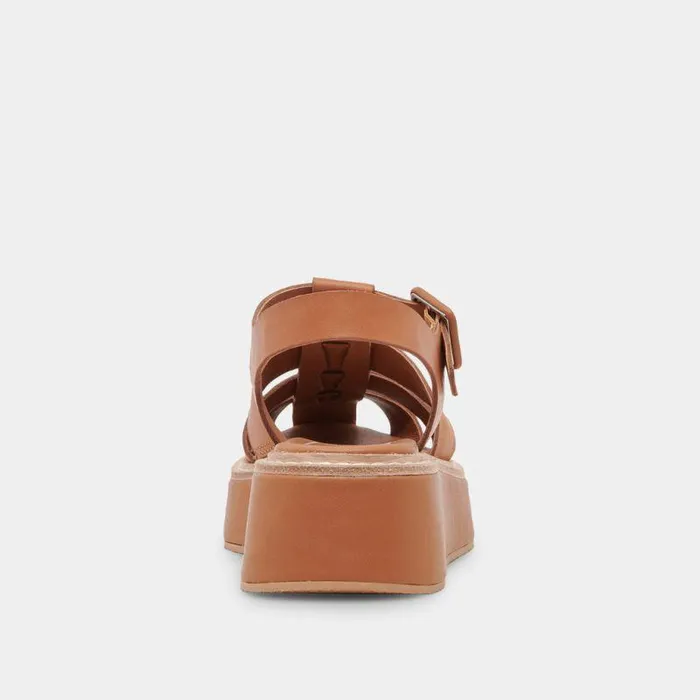 Sandals Shop Dolce Vita Tristy Sandals Cognac Leather Designer Cognac Leather Sandals Cognac Leather