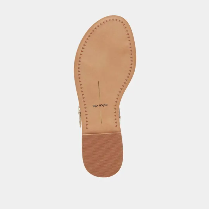 Sandals Shop Dolce Vita Wandre Sandals Gold Distressed Leather Gold