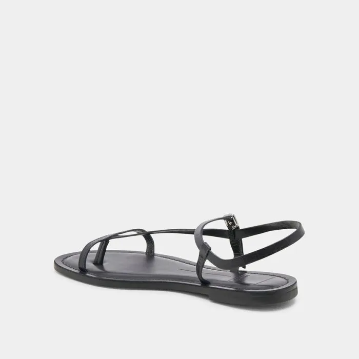 Sandals Shop Dolce Vita Wandre Sandals Noir Embossed Leather Noir Embossed Leather