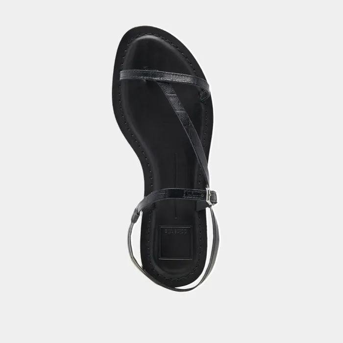 Sandals Shop Dolce Vita Wandre Sandals Noir Embossed Leather Noir Embossed Leather
