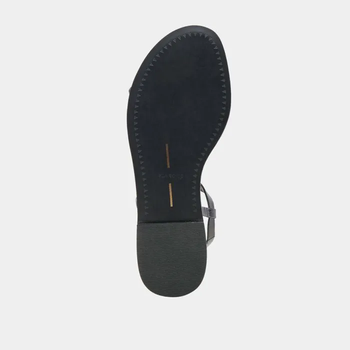 Sandals Shop Dolce Vita Wandre Sandals Noir Embossed Leather Noir Embossed Leather