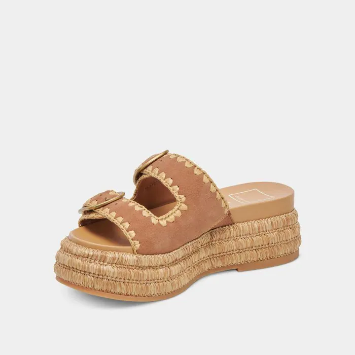 Sandals Shop Dolce Vita Wanika Sandals Brown Nubuck Brown Nubuck