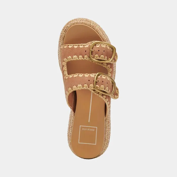 Sandals Shop Dolce Vita Wanika Sandals Brown Nubuck Brown Nubuck