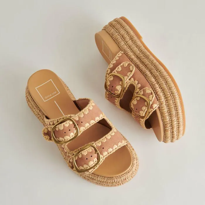 Sandals Shop Dolce Vita Wanika Sandals Brown Nubuck Brown Nubuck