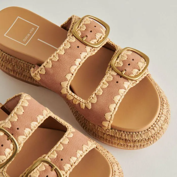 Sandals Shop Dolce Vita Wanika Sandals Brown Nubuck Brown Nubuck
