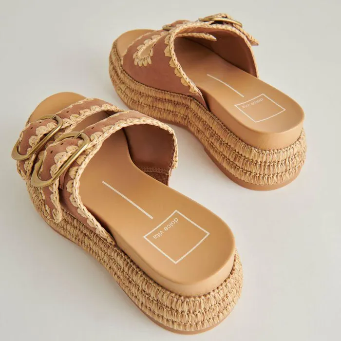 Sandals Shop Dolce Vita Wanika Sandals Brown Nubuck Brown Nubuck