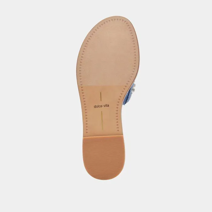Sandals Shop Dolce Vita Wesla Stud Sandals Blue Denim Blue Denim