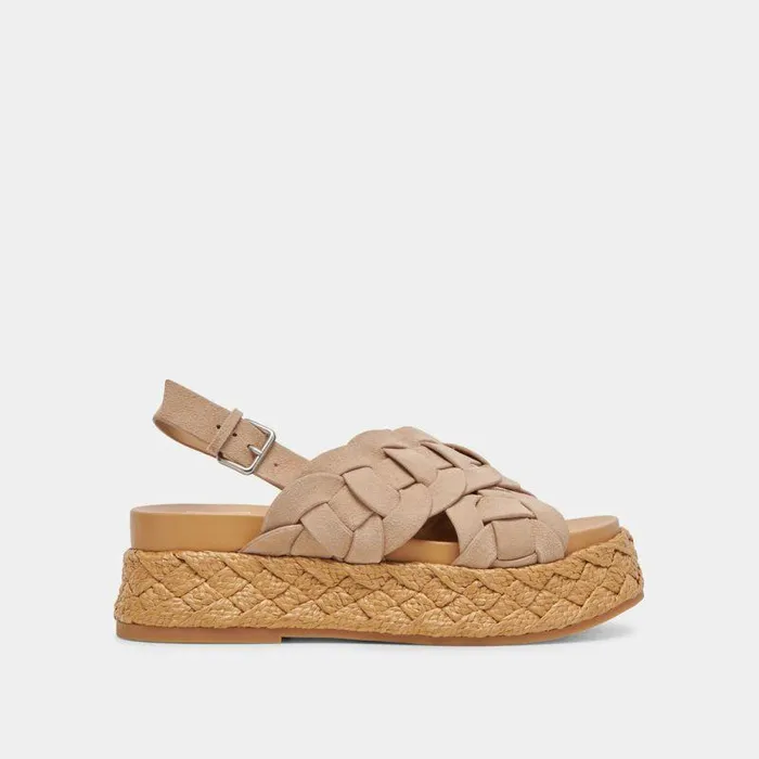 Sandals Shop Dolce Vita Winder Sandals Camel Suede Camel Suede