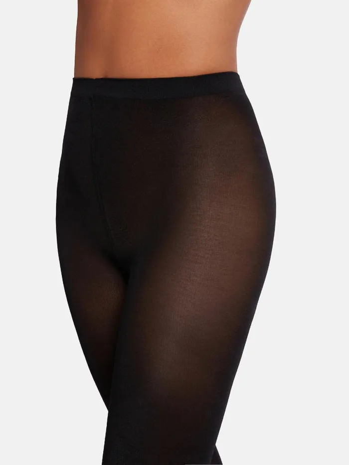 Satin Opaque 50 Tights Black Women Wolford Tights