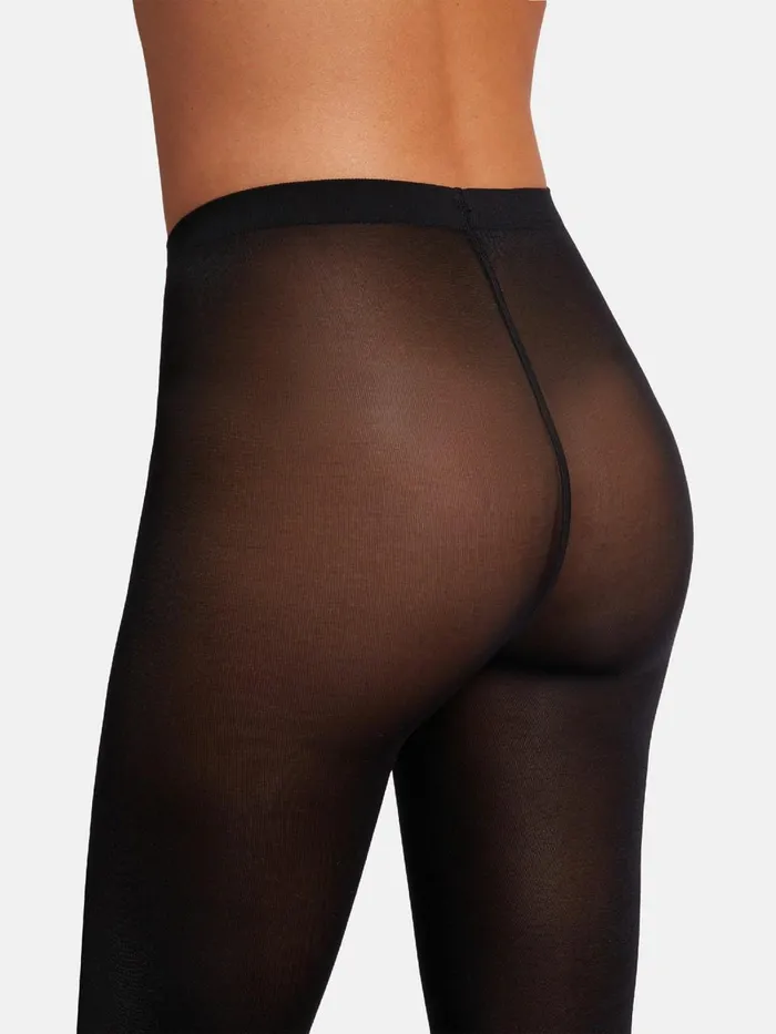 Satin Opaque 50 Tights Black Women Wolford Tights
