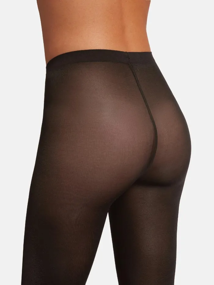 Satin Opaque 50 Tights Nearly Black Women Wolford Tights