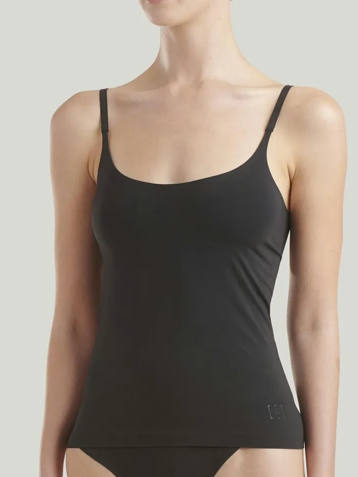 Seamless Crop Top Black Women Wolford Tops
