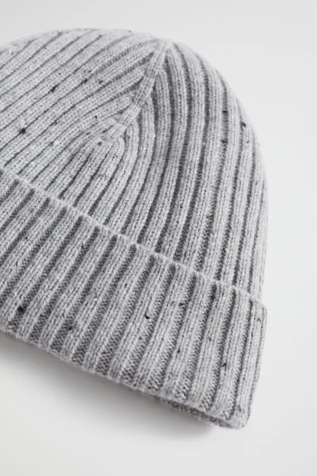 Seed Heritage Accessories Knitted Beanie Grey Marle 8211 Man