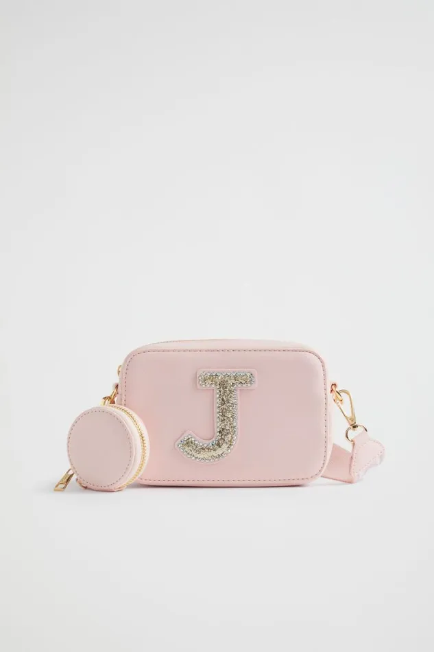 Seed Heritage Bags Glitter Initial Bag J 8211 Girl