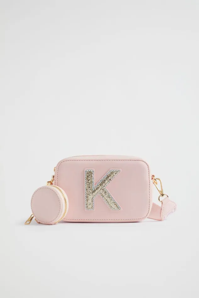 Seed Heritage Bags Glitter Initial Bag K 8211 Girl