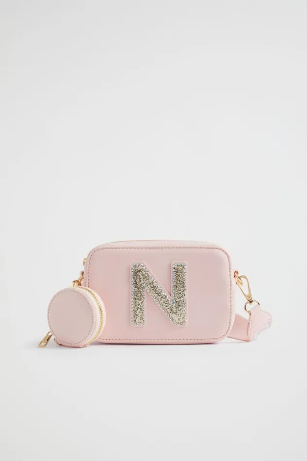 Seed Heritage Bags Glitter Initial Bag N 8211 Girl