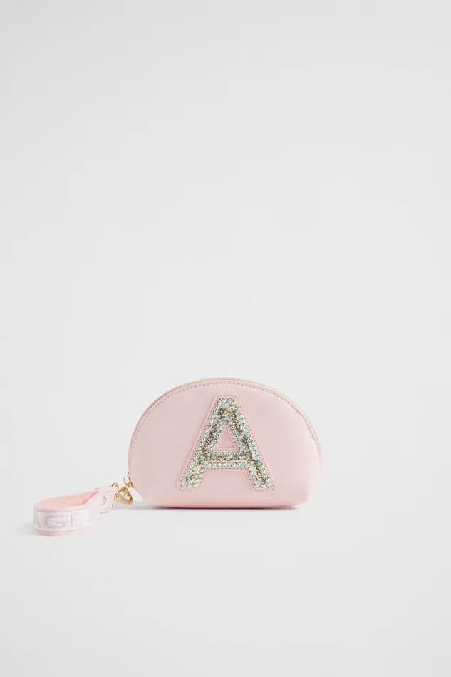 Seed Heritage Bags Glitter Initial Purse A 8211 Girl