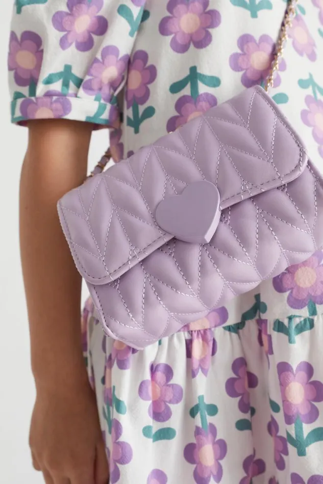 Seed Heritage Bags Quilted Cross Body Bag Orchid 8211 Girl