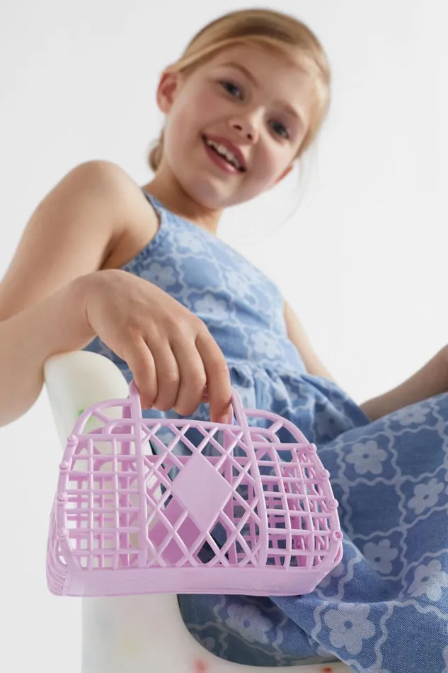Seed Heritage Bags Retro Mini Basket Lilac 8211 Girl