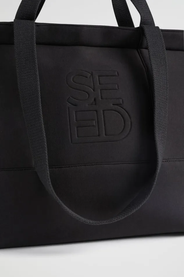 Seed Heritage Beach Bags Seed Logo Jersey Overnight Bag 8211 Woman