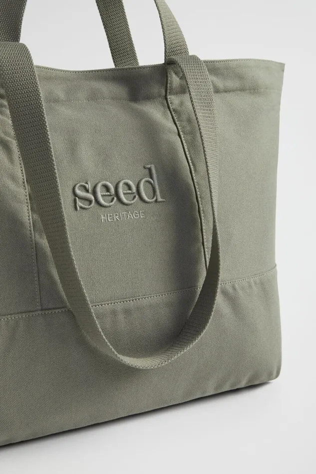 Seed Heritage Beach Bags Seed Overnight Bag Smokey Olive 8211 Woman
