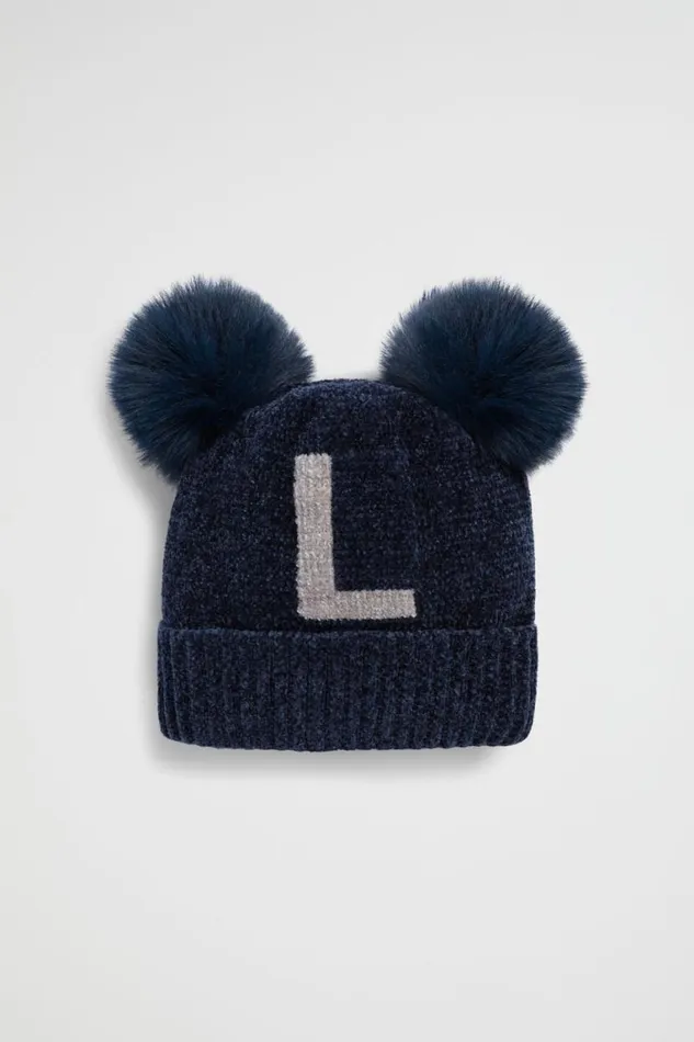 Seed Heritage Beanies Chenille Initial Beanie L 8211 Baby