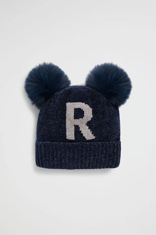 Seed Heritage Beanies Chenille Initial Beanie R 8211 Baby
