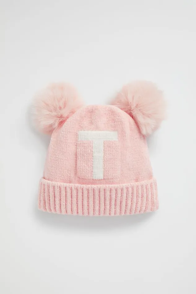 Seed Heritage Beanies Chenille Initial Beanie T 8211 Baby