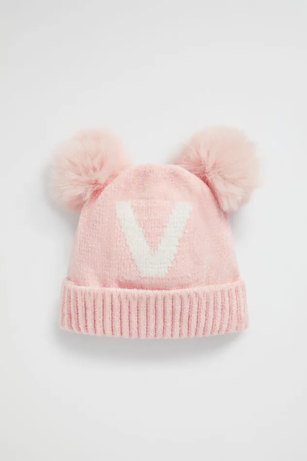 Seed Heritage Beanies Chenille Initial Beanie V 8211 Baby